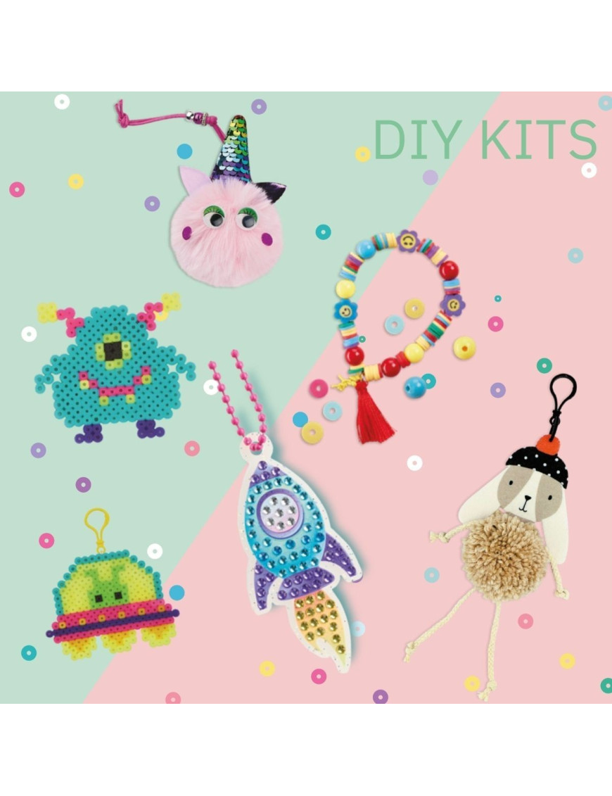 Zestaw do robienia bransoletek DIY Apli Kids - Kwiaty