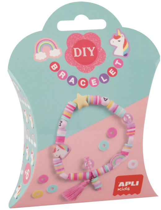 Zestaw do robienia bransoletek DIY Apli Kids - Jednorożec