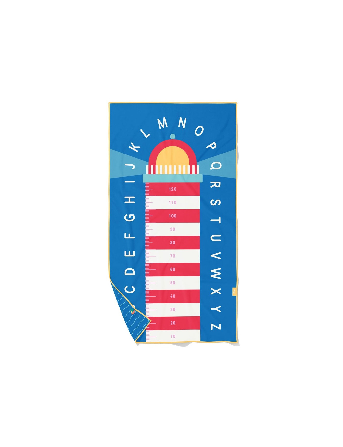 QUUT Dwustronny ręcznik plażowy PlayTowels M (140 x 70cm) Lighthouse Blue QUUT Dwustronny ręcznik plażowy PlayTowels M (140 x 70cm) Lighthouse Blue