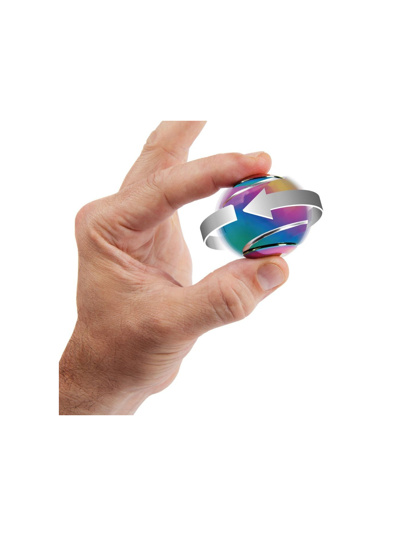 Zabawka zręcznościowa Spin Ball Spinner bopster - wielokolorowy/metaliczny Zabawka zręcznościowa Spin Ball Spinner bopster - wielokolorowy/metaliczny
