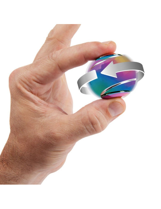 Zabawka zręcznościowa Spin Ball Spinner bopster - wielokolorowy/metaliczny