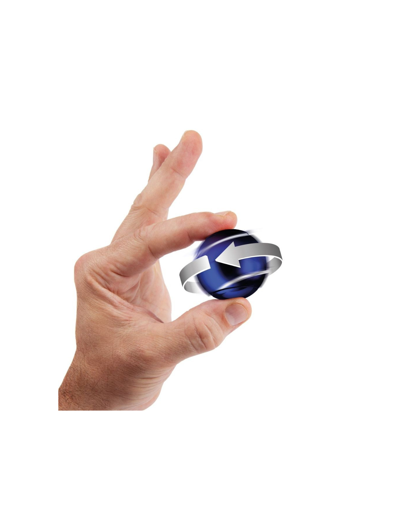 Zabawka zręcznościowa Spin Ball Spinner bopster - niebieski