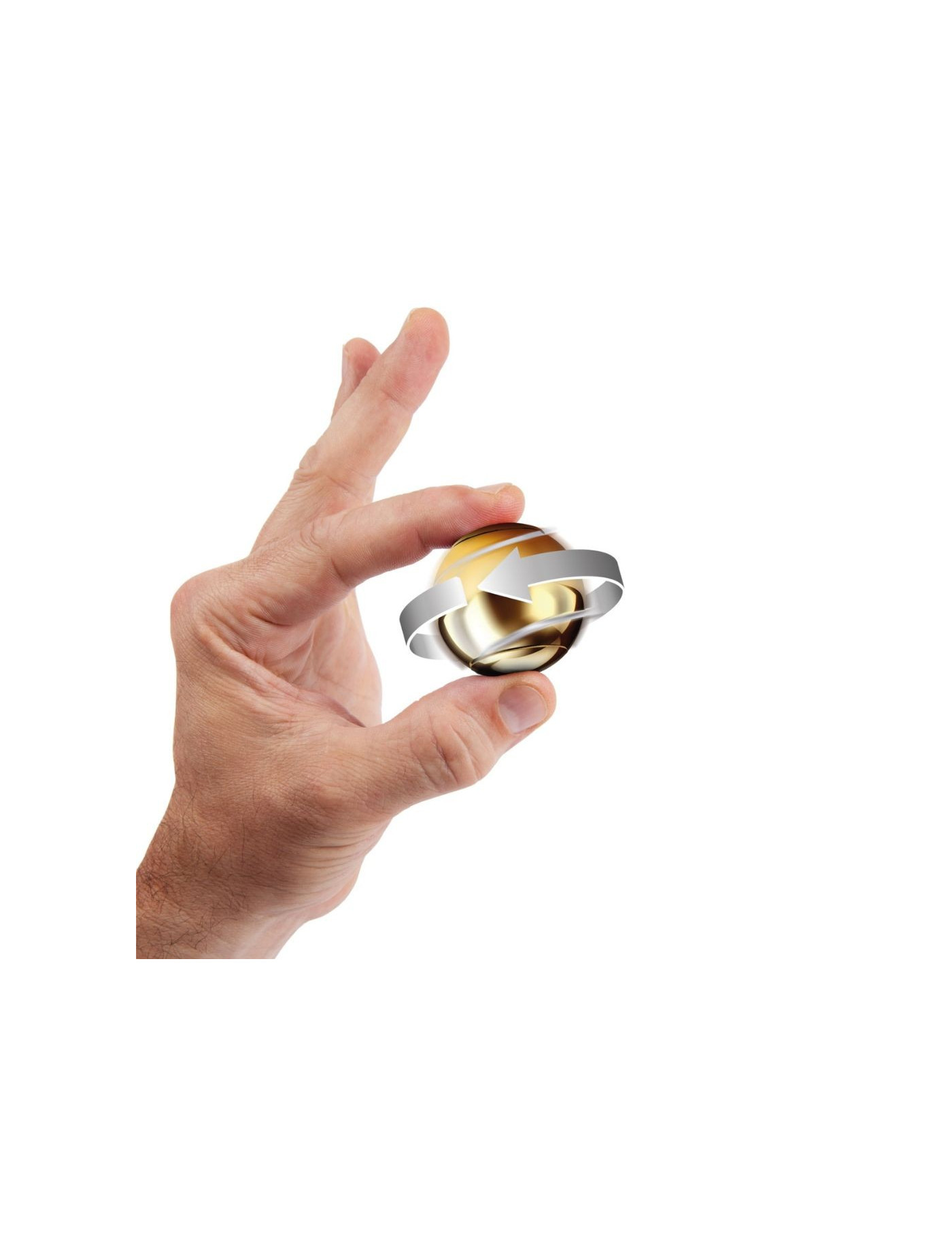Zabawka zręcznościowa Spin Ball Spinner bopster - złoty Zabawka zręcznościowa Spin Ball Spinner bopster - złoty