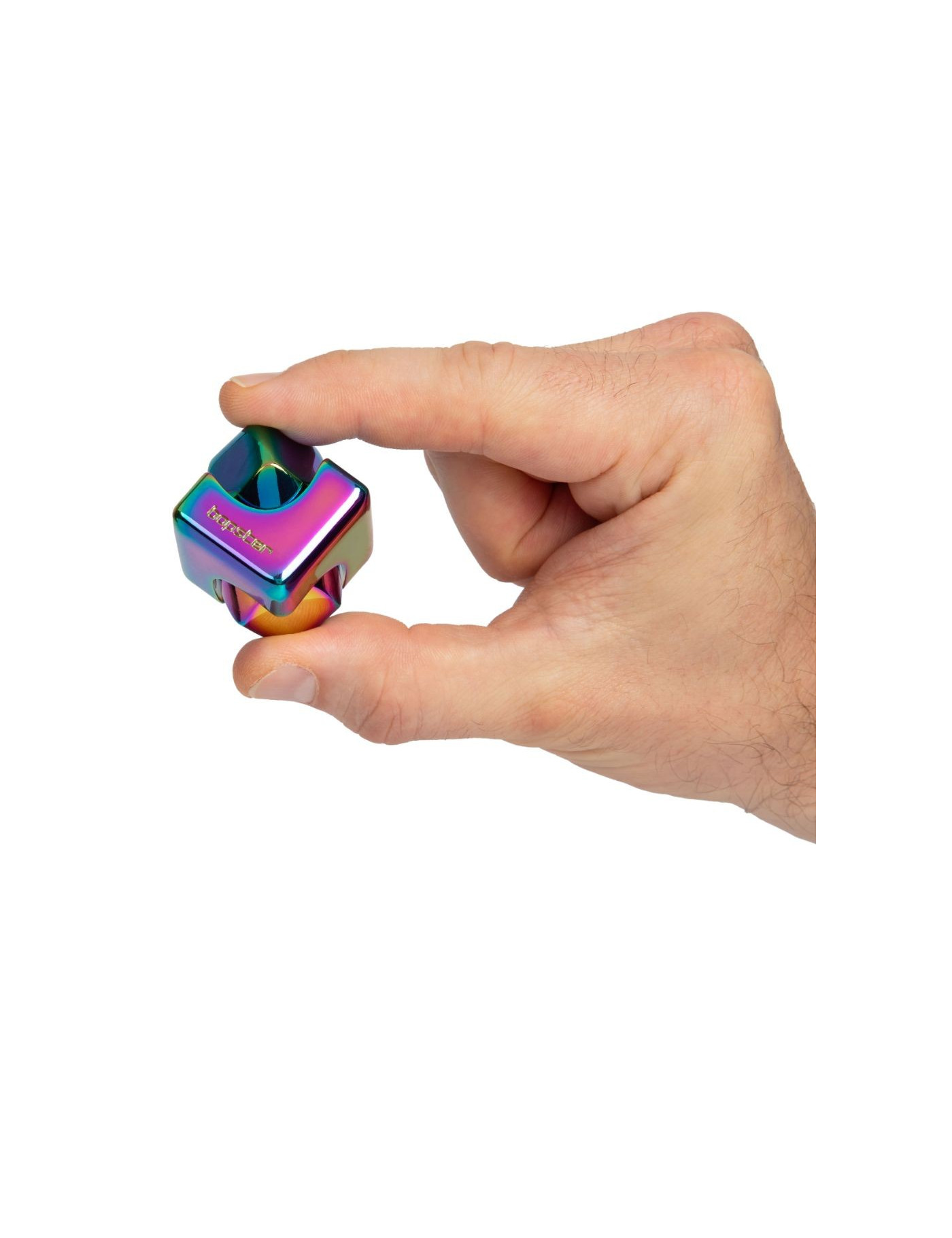 Zabawka zręcznościowa Fidget Cube Spinner bopster - wielokolorowy/metaliczny