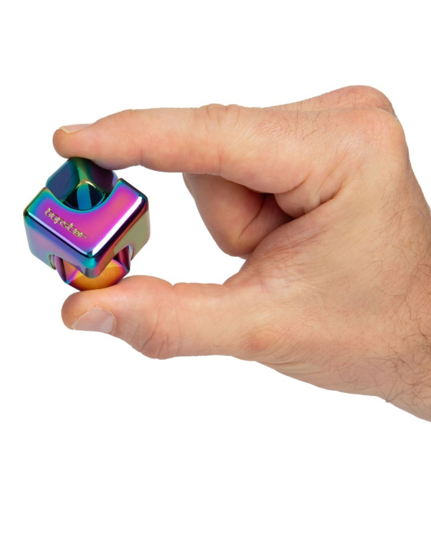 Zabawka zręcznościowa Fidget Cube Spinner bopster - wielokolorowy/metaliczny