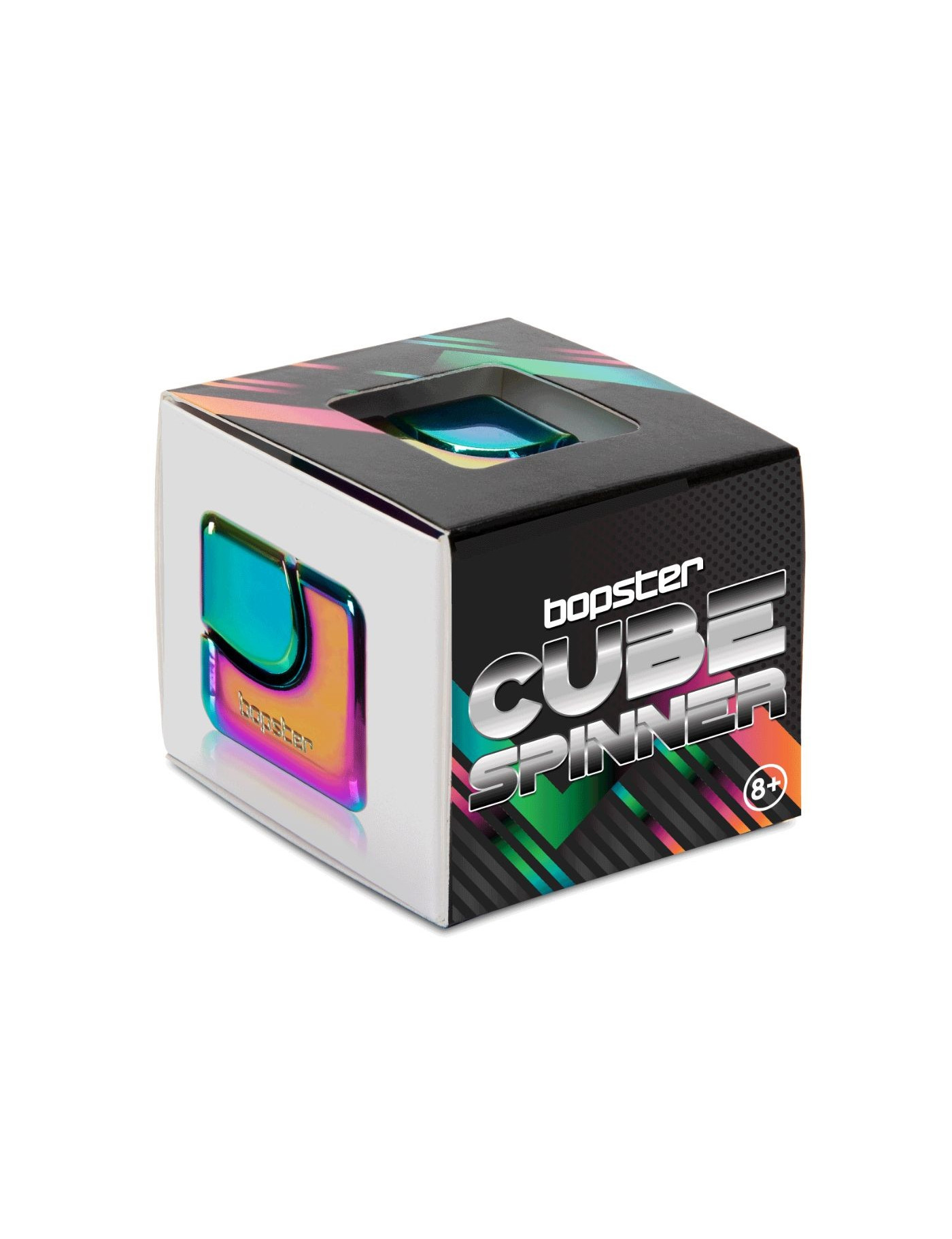 Zabawka zręcznościowa Fidget Cube Spinner bopster - wielokolorowy/metaliczny