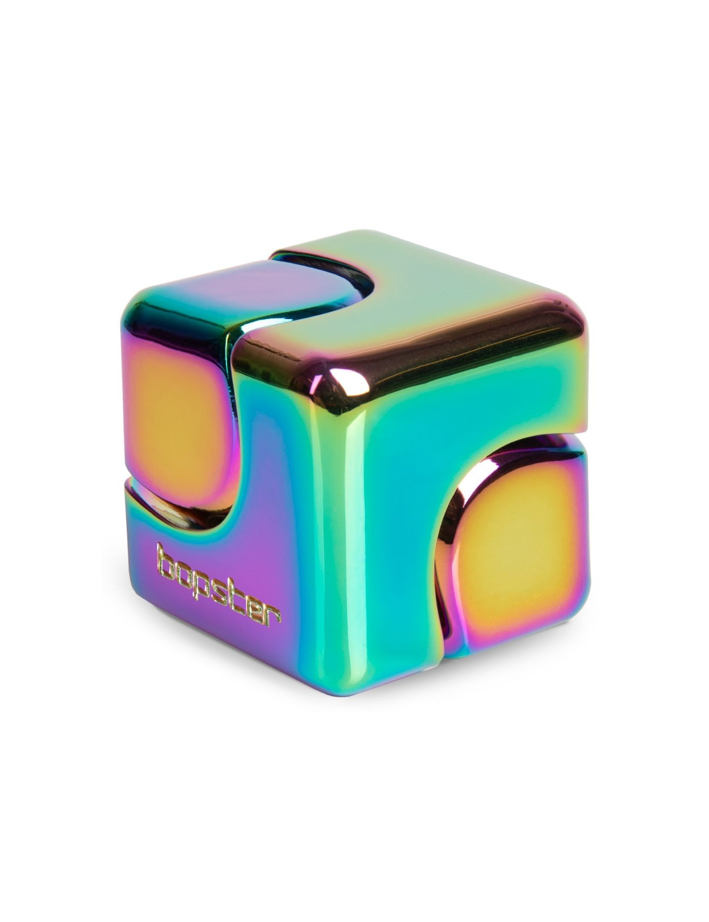 Zabawka zręcznościowa Fidget Cube Spinner bopster - wielokolorowy/metaliczny