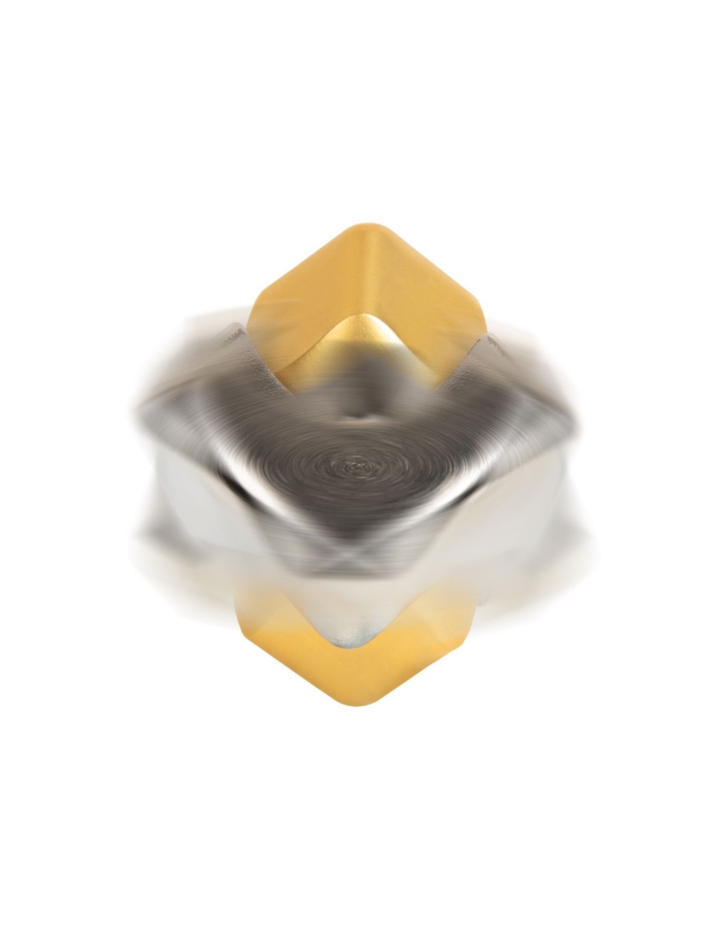 Zabawka zręcznościowa Fidget Cube Spinner bopster - srebrny/złoty Zabawka zręcznościowa Fidget Cube Spinner bopster - srebrny/złoty