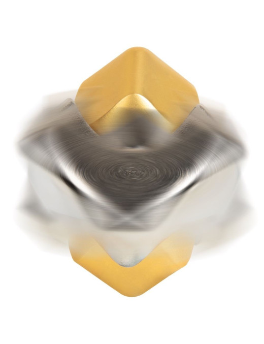 Zabawka zręcznościowa Fidget Cube Spinner bopster - srebrny/złoty