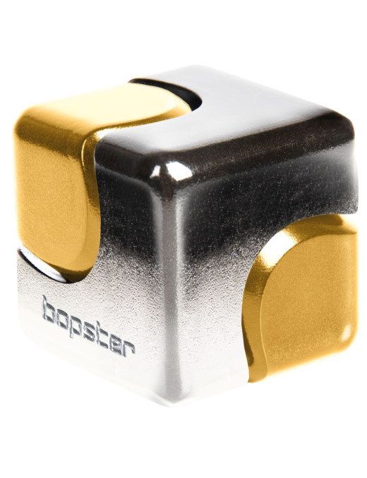 Zabawka zręcznościowa Fidget Cube Spinner bopster - srebrny/złoty