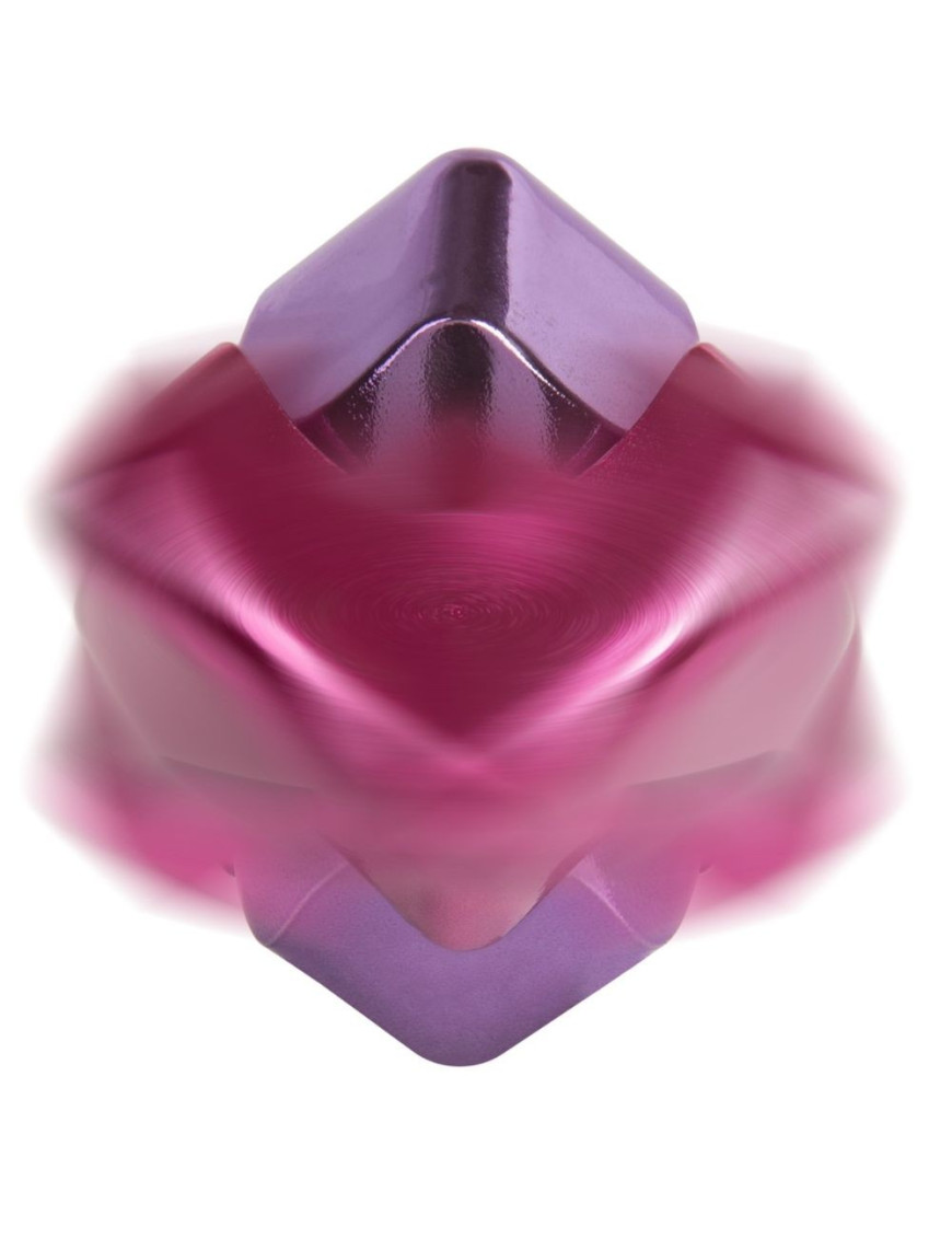 Zabawka zręcznościowa Fidget Cube Spinner bopster - różowy/fioletowy