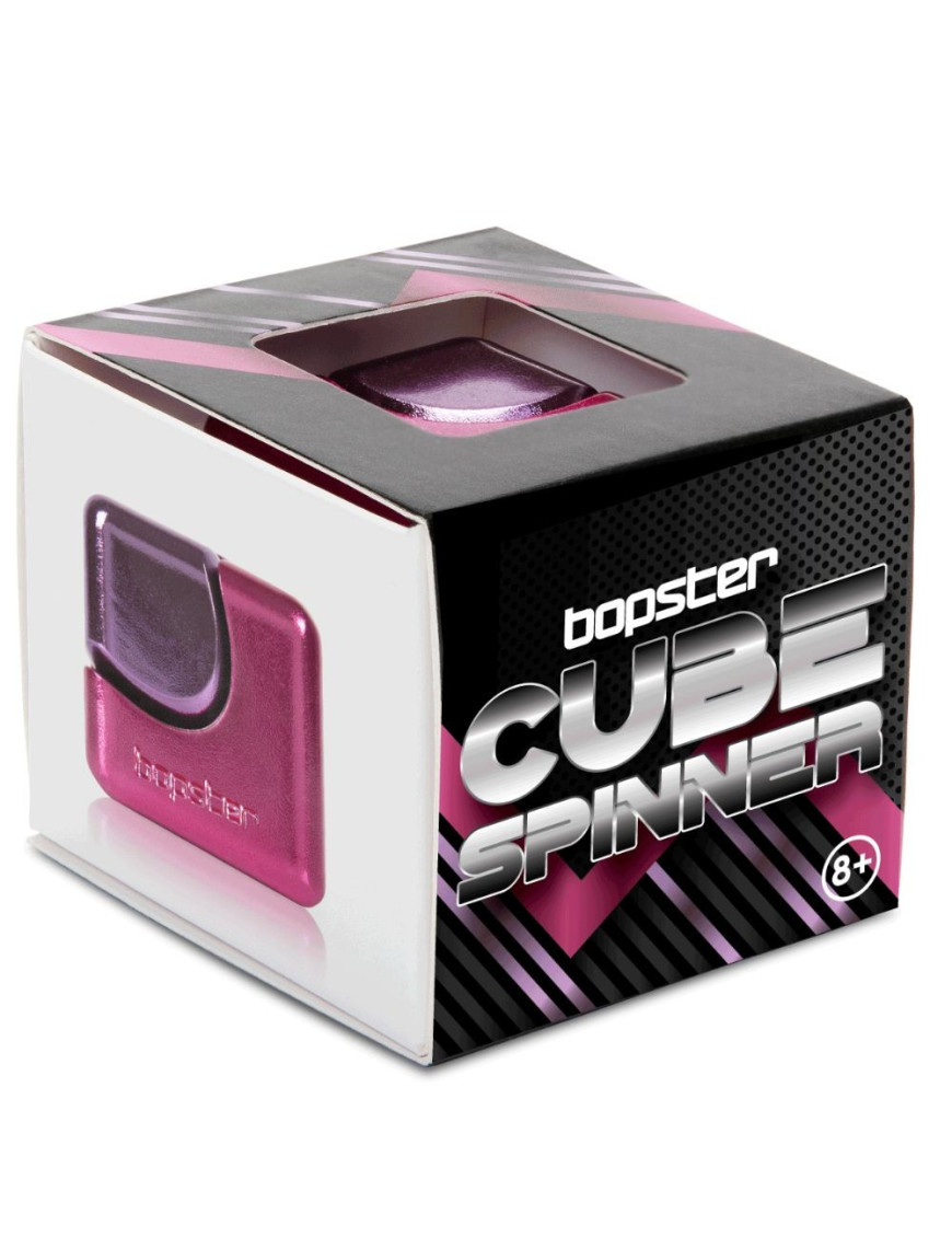 Zabawka zręcznościowa Fidget Cube Spinner bopster - różowy/fioletowy