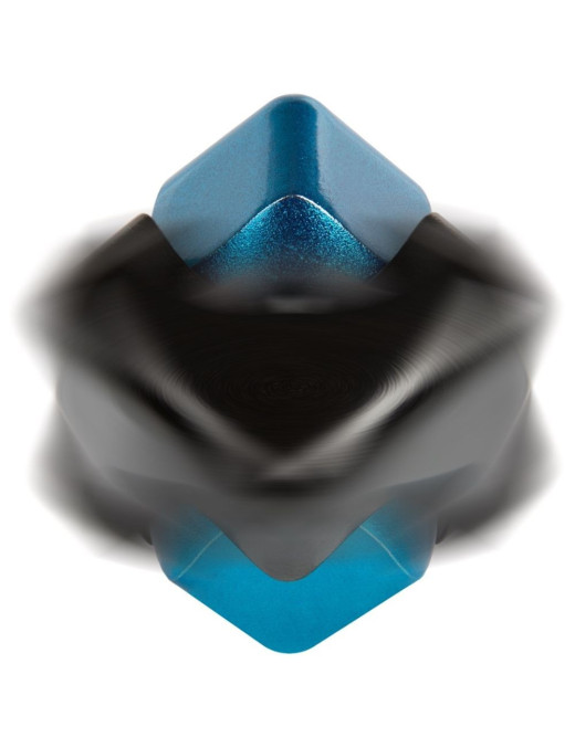 Zabawka zręcznościowa Fidget Cube Spinner bopster - czarny/niebieski