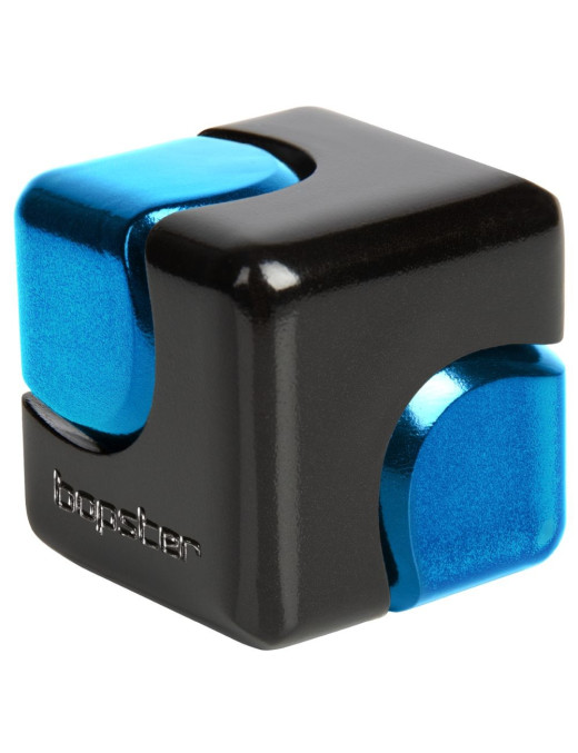 Zabawka zręcznościowa Fidget Cube Spinner bopster - czarny/niebieski