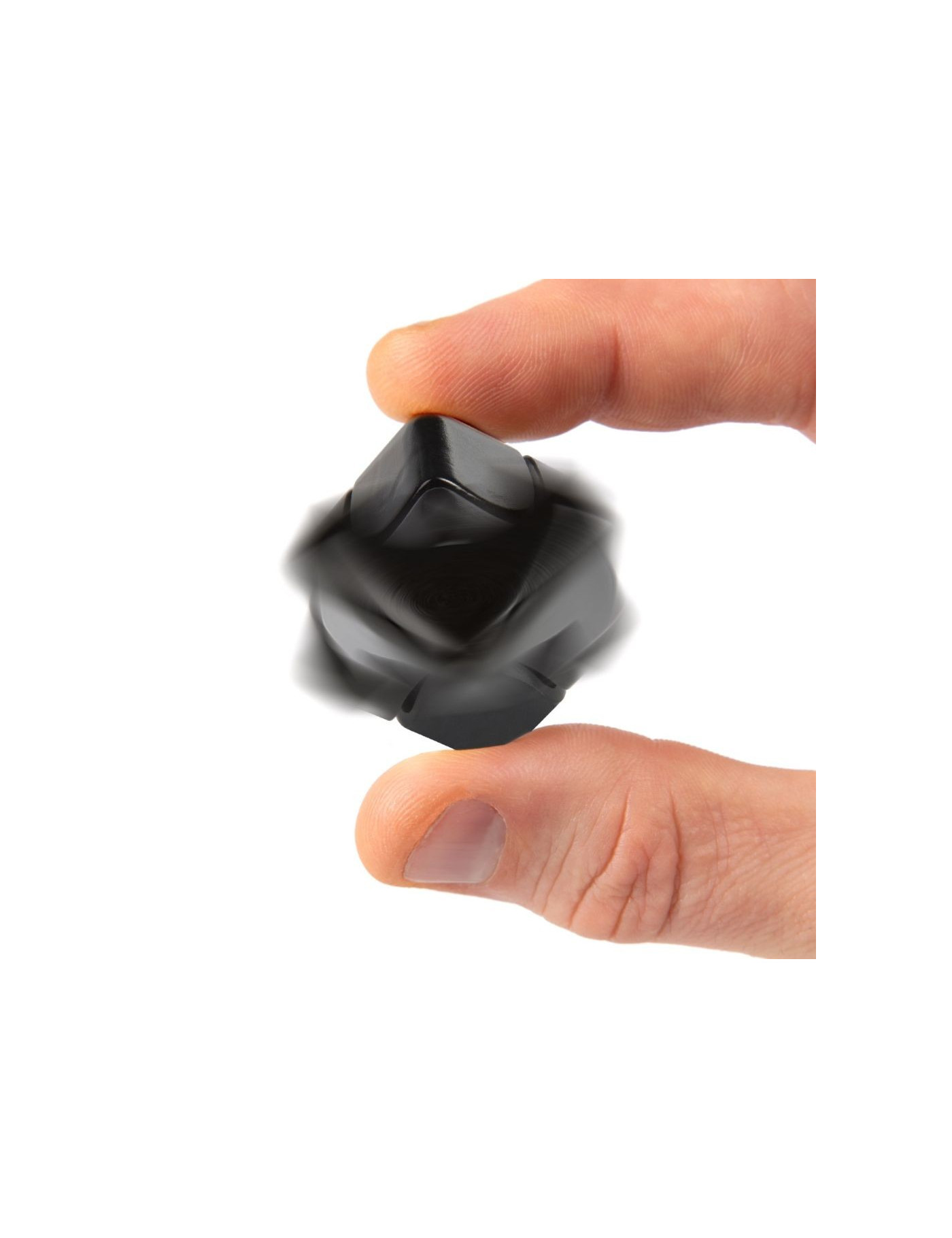 Zabawka zręcznościowa Fidget Cube Spinner bopster - czarny