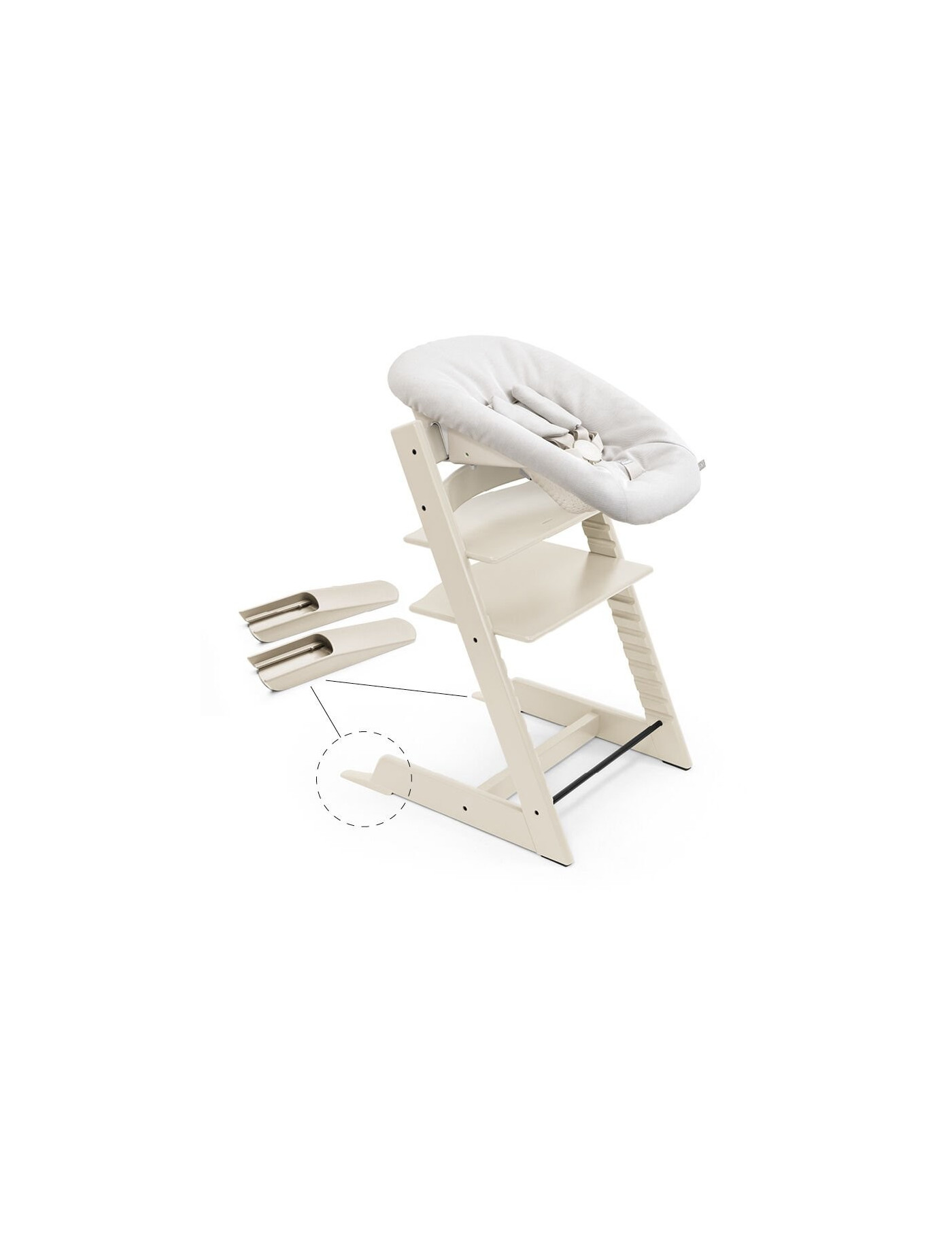 Stokke - Zestaw dla noworodka Tripp Trapp® Newborn Set Vanilla White Stokke - Zestaw dla noworodka Tripp Trapp® Newborn Set Vanilla White