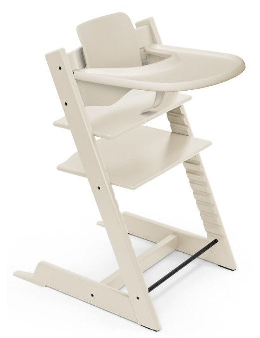 Zestaw krzesła Tripp Trapp® + Stokke® Tray​ Vanilla White