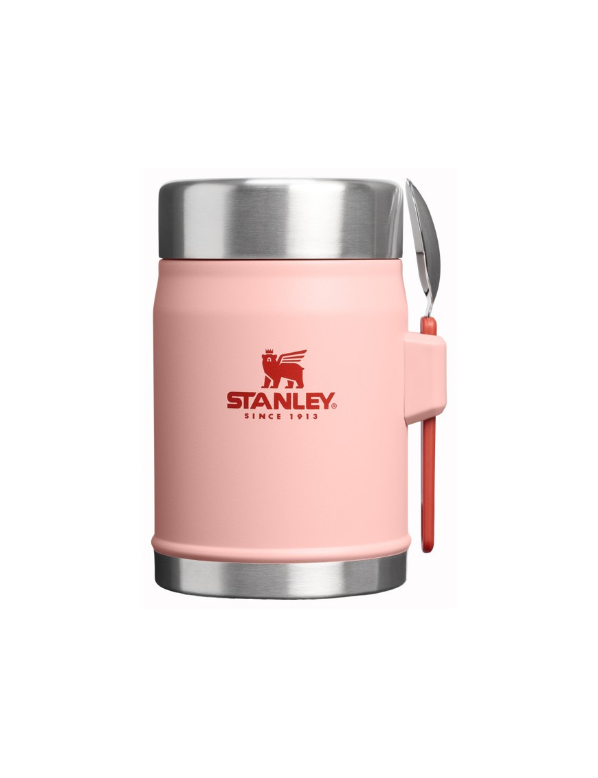 Stanley termos obiadowy ze sztućcem Classic 0.4 L Peach Rose