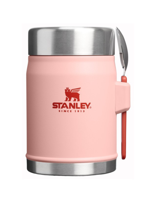 Stanley termos obiadowy ze sztućcem Classic 0.4 L Peach Rose