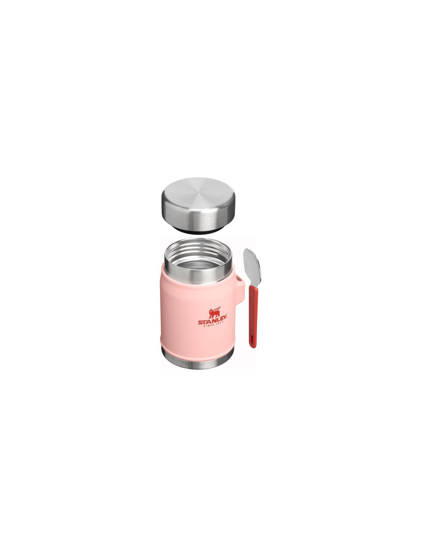 Stanley termos obiadowy ze sztućcem Classic 0.4 L Peach Rose