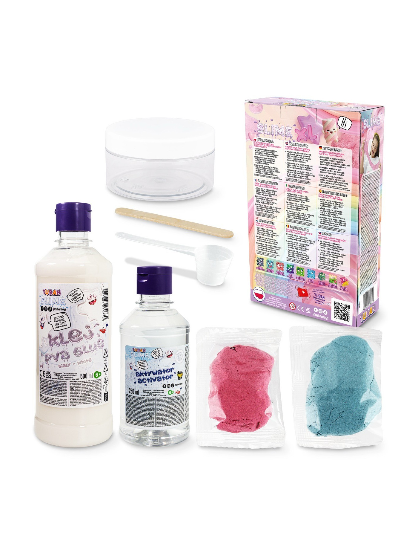 Zestaw DIY TUBAN - Slime Fluffy XL