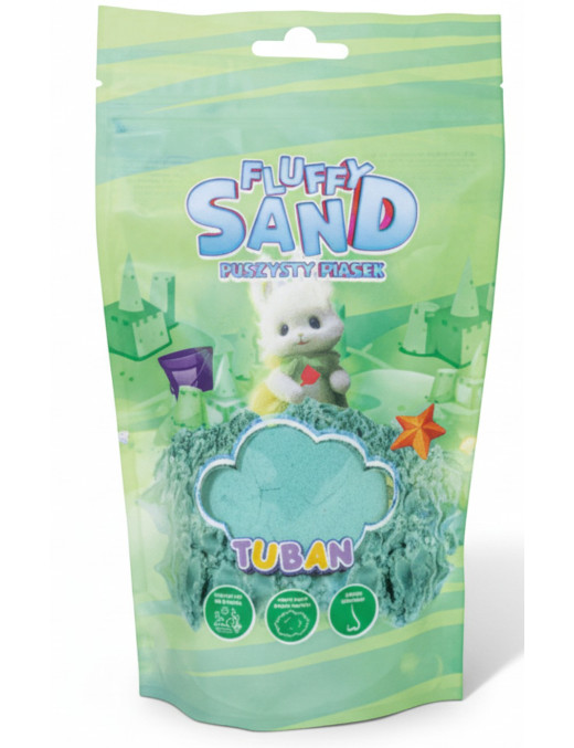 Fluffy sand – puszysty piasek zielony 90 g TUBAN