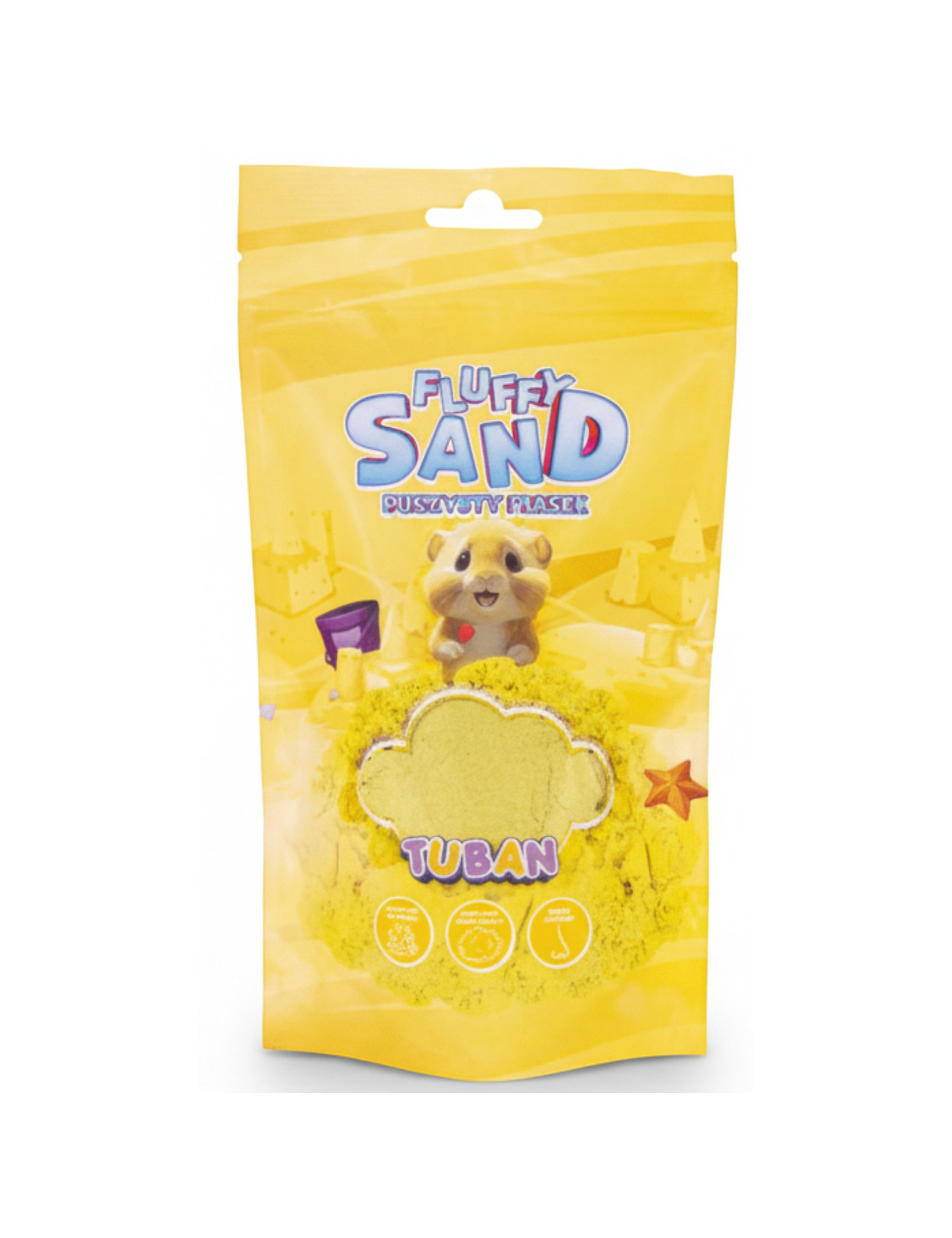 Fluffy sand – puszysty piasek żółty 90 g TUBAN Fluffy sand – puszysty piasek żółty 90 g TUBAN