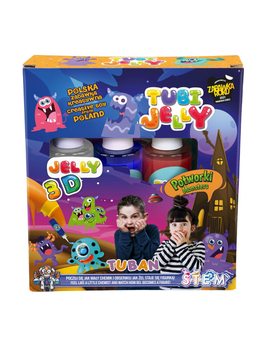 Zestaw Tubi Jelly TUBAN 3 kolory - Potworki