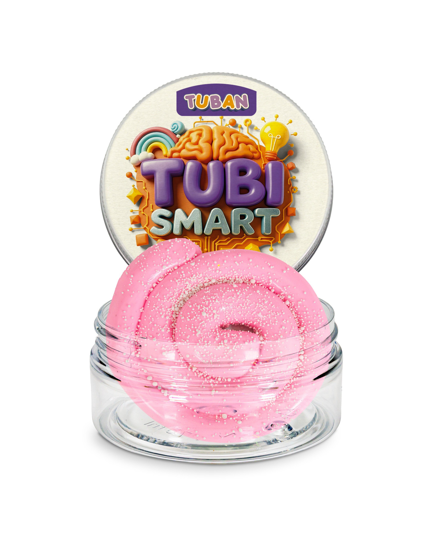 Masa plastyczna TUBI SMART plastelina TUBAN - Milky Pink 50 g