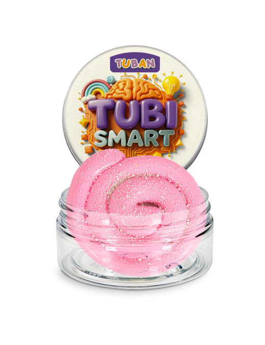 Masa plastyczna TUBI SMART plastelina TUBAN - Milky Pink 50 g