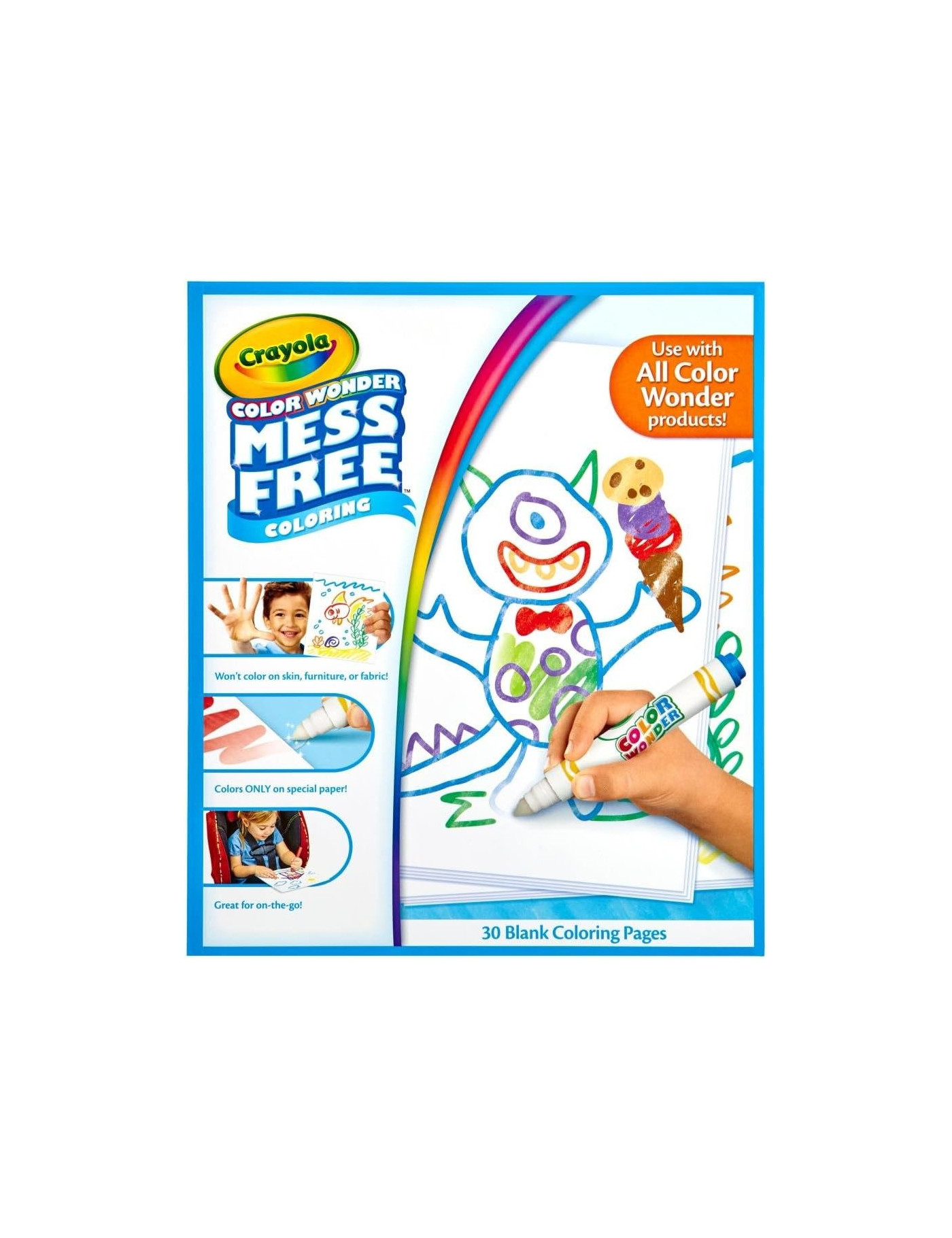 Crayola Papier do kolorowania magicznymi flamastrami Color Wonder Mess Free 3+