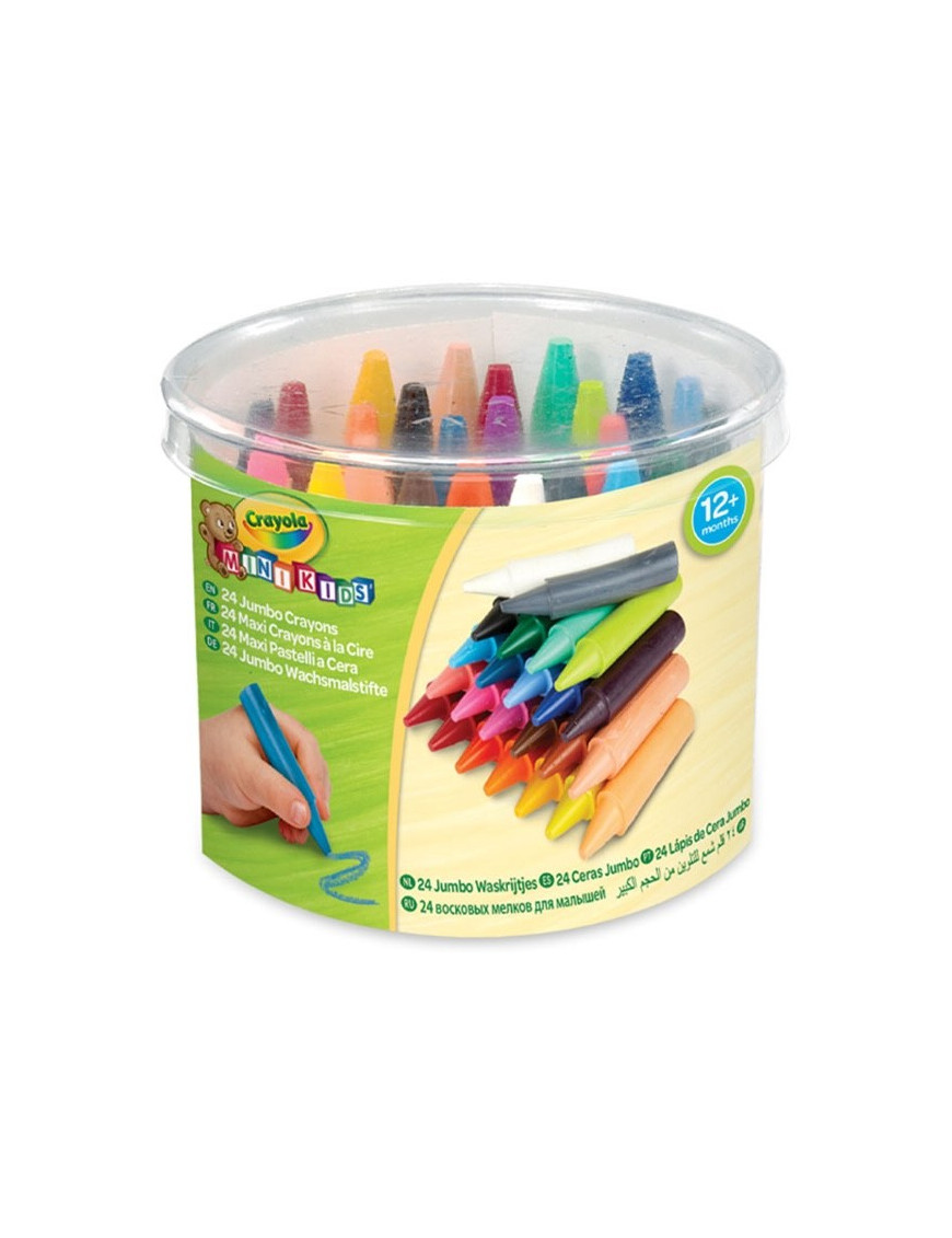 Crayola Kredki świecowe grube Jumbo Mini Kids 24szt. 12m+