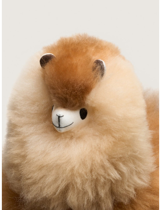 Puszysta alpaka Blonde Mix 24 cm, HUACAYA
