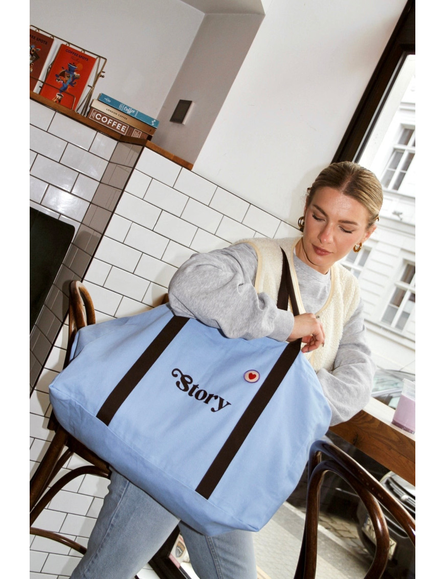 Torba Shopper Story Sky Blue The Story Makers
