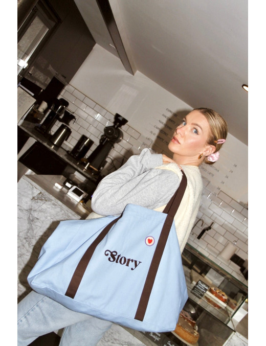 Torba Shopper Story Sky Blue The Story Makers