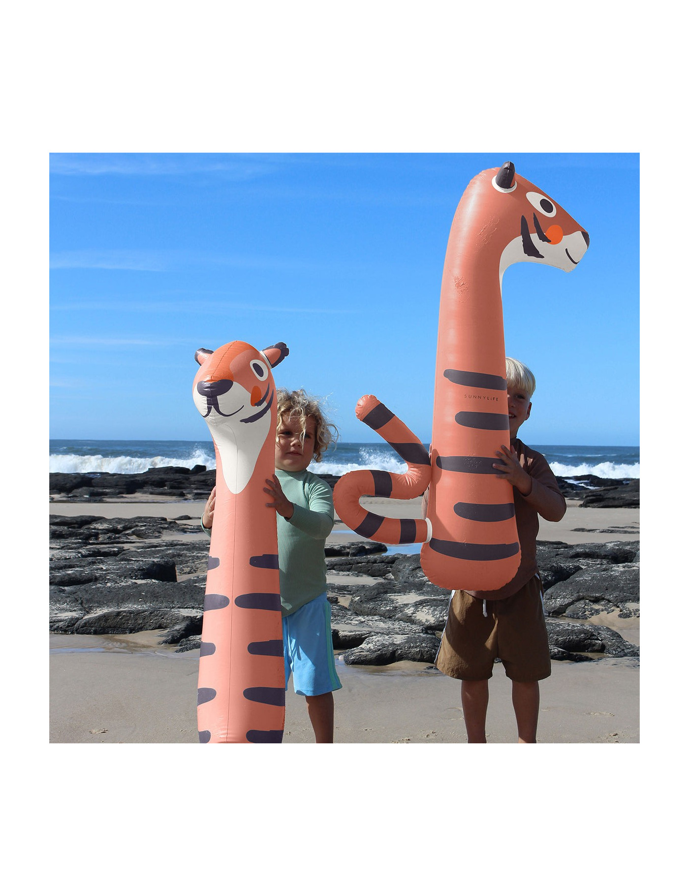 Dmuchane makarony do pływania –Tino the Tiger (2 szt.) Sunnylife
