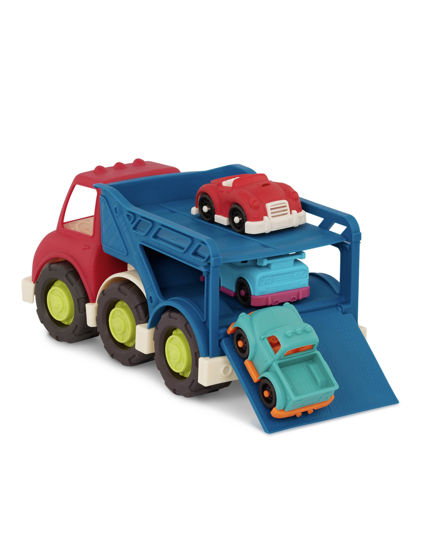 Laweta z 6 autkami B. Toys - Happy Cruisers Laweta z 6 autkami B. Toys - Happy Cruisers