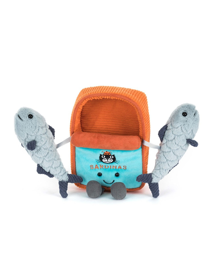 Pluszowa Zabawna Puszka Sardynek Jellycat 17 cm Pluszowa Zabawna Puszka Sardynek Jellycat 17 cm
