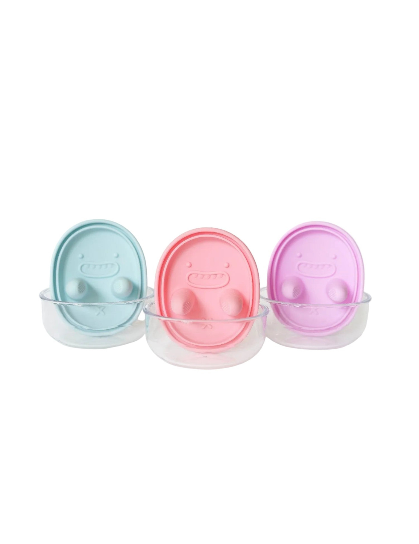 MONCHI FINGER SNACK BOWL innowacyjny pojemnik na przekąski, Powder Blue