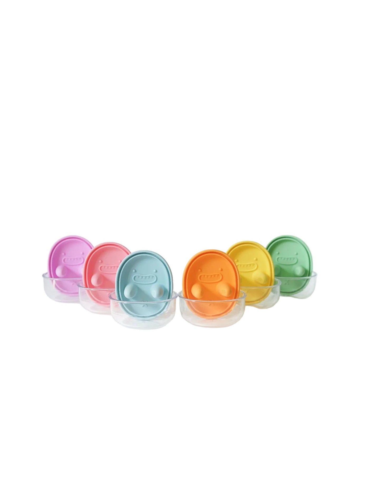 MONCHI FINGER SNACK BOWL innowacyjny pojemnik na przekąski, Powder Blue