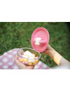 MONCHI FINGER SNACK BOWL peony pink