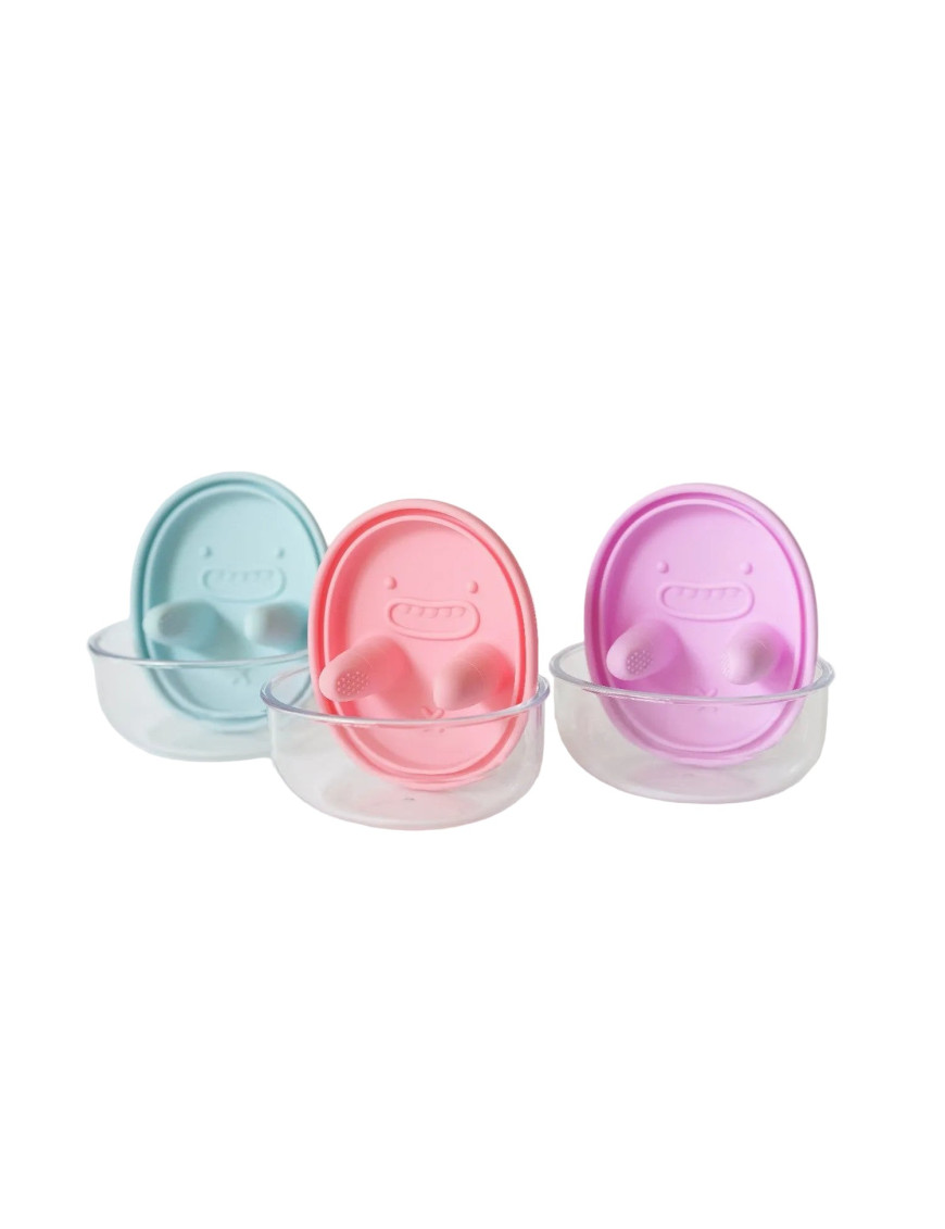 MONCHI FINGER SNACK BOWL peony pink