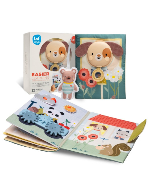 Interaktywna Książeczka Manipulacyjna Mój Dzień w Domu Taf Toys