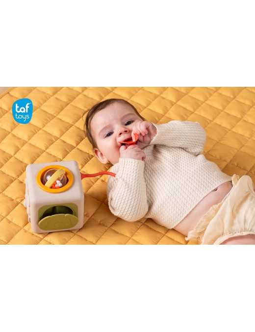 Silikonowa Kostka Sensoryczna Kostka Pełna Odkryć Taf Toys