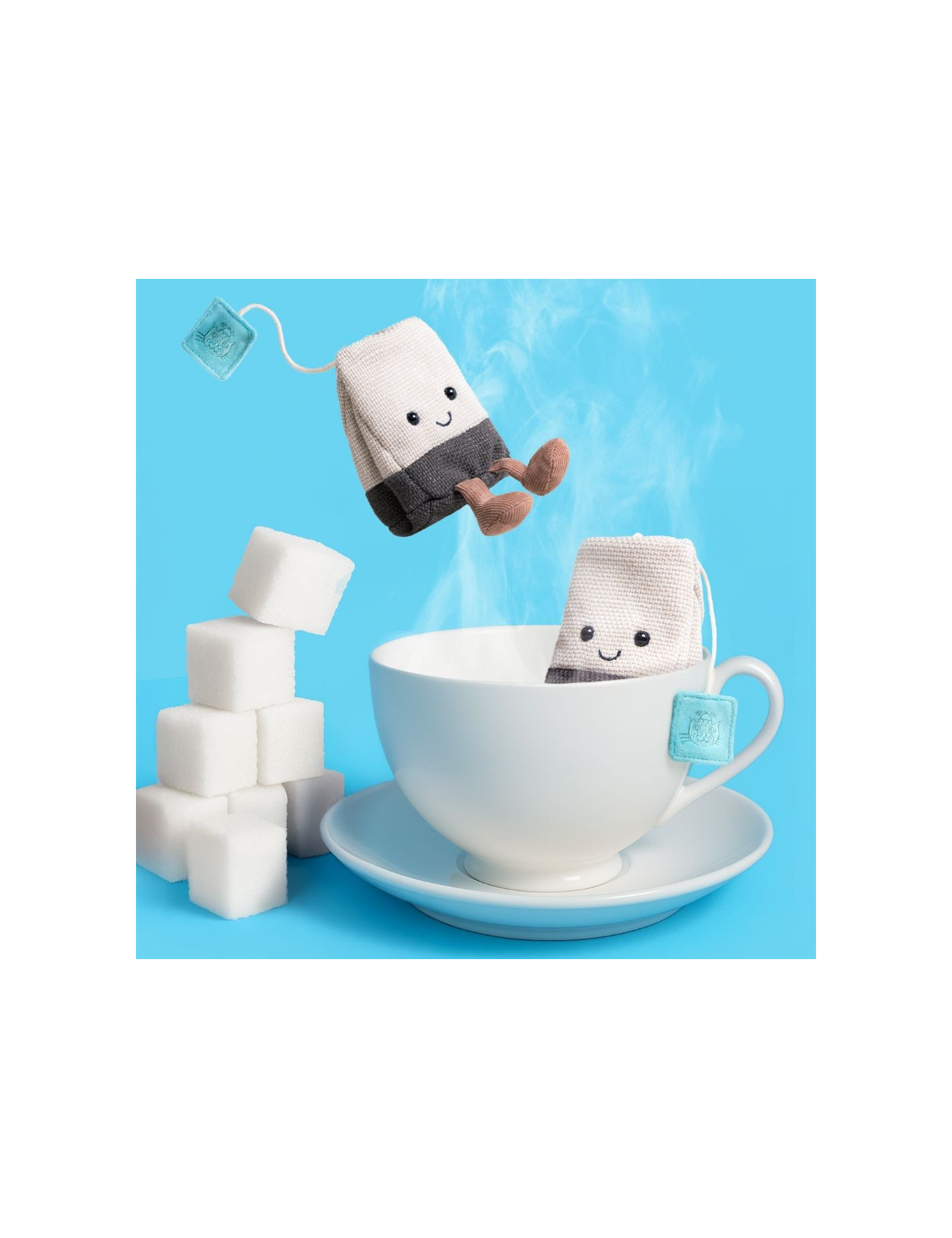 Pluszowa Wesoła Torebka Herbaty Steepy Jellycat 11 cm