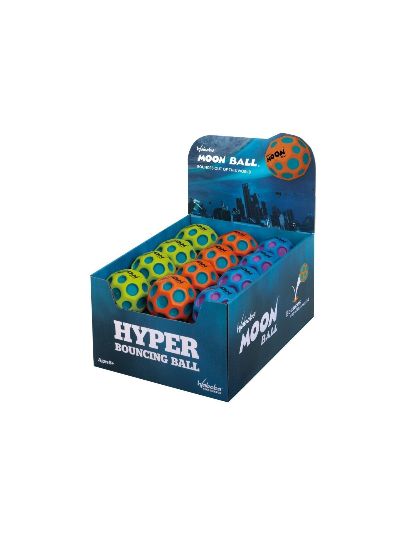 Piłeczka Waboba® Martian Moon Ball Hyper Blue Piłeczka Waboba® Martian Moon Ball Hyper Blue