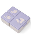 Liewood Lunchbox z Przegródkami DRISS Cat/Warm Lilac