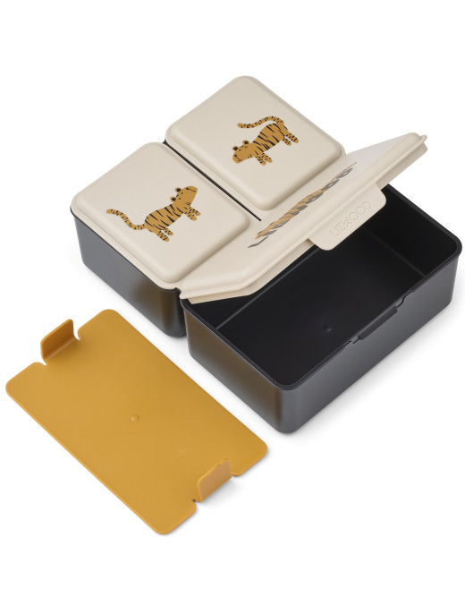Liewood Lunchbox z Przegródkami DRISS TIGER / SANDY