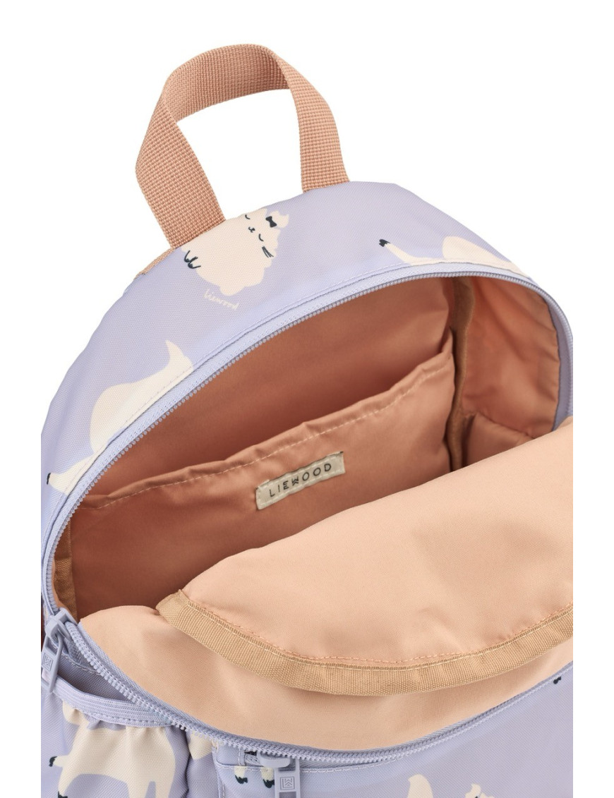 Liewood Plecak do przedszkola Andreas CAT / WARM LILAC Liewood Plecak do przedszkola Andreas CAT / WARM LILAC