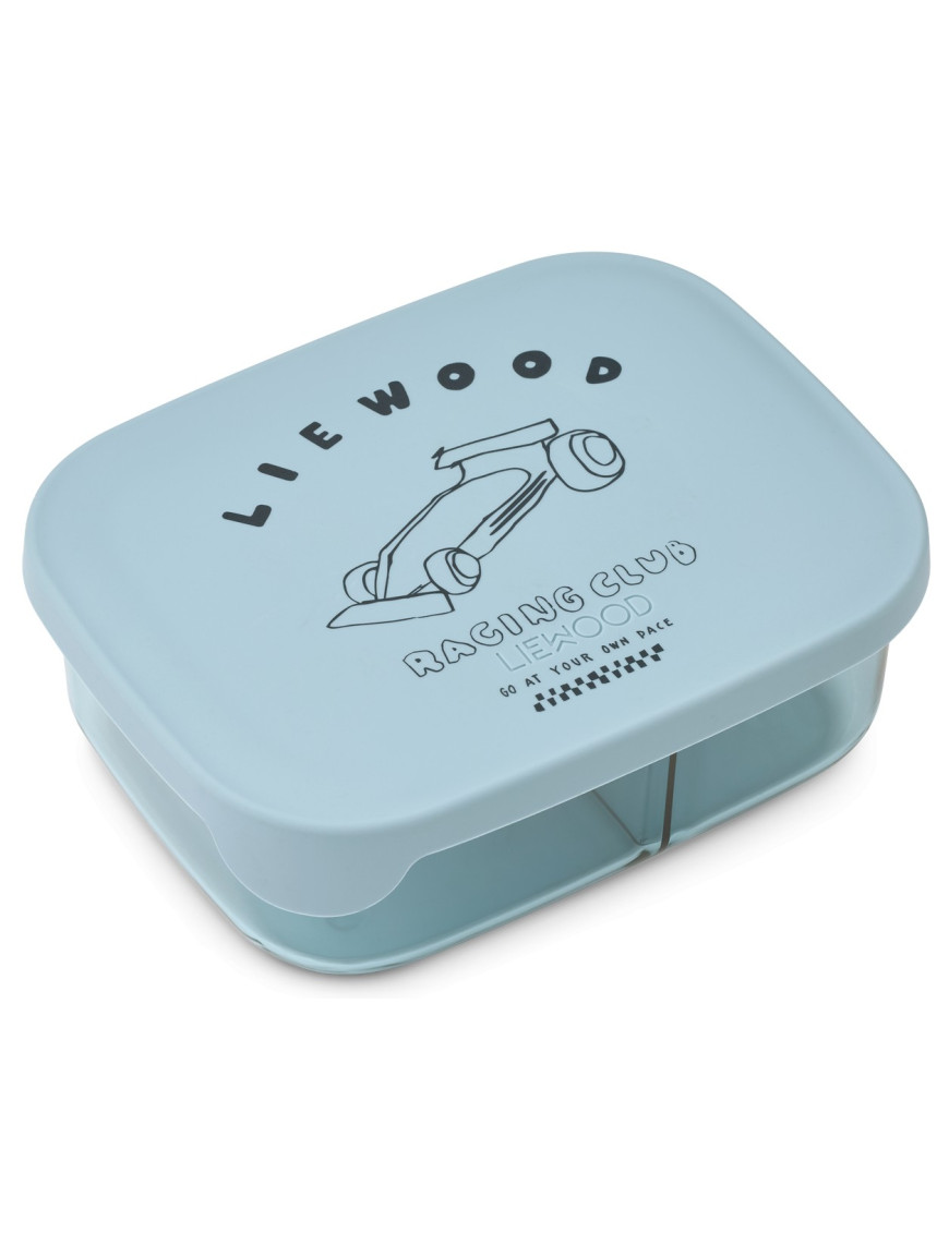 Liewood Lunchbox z Przegródkami ARTHUR 850 ml RACE CARS
